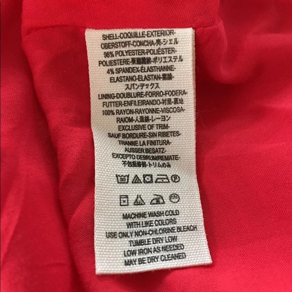 Free People Red Floral Pleated High Neck Mini Dress w/Pockets - Picture 6 of 7